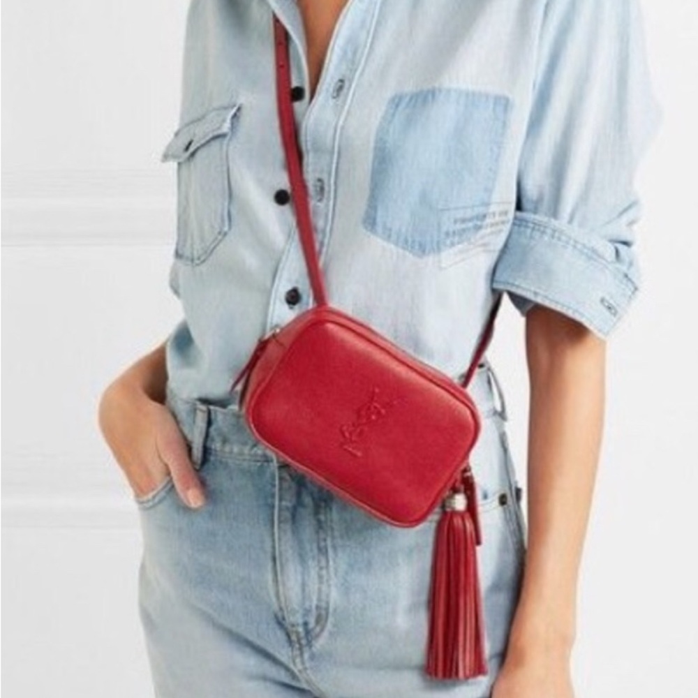 Yves Saint Laurent Red Crossbody Bag